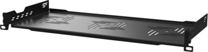 Stalflex B-RSF19-1U-200B 19" Fix polc 1U - Fekete