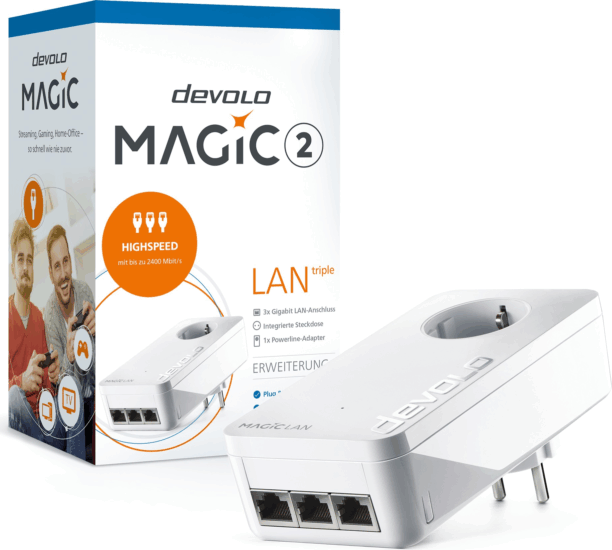 Devolo Magic 2 LAN triple Powerline Adapter