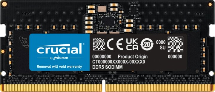 Crucial 8GB / 5600 DDR5 Notebook RAM