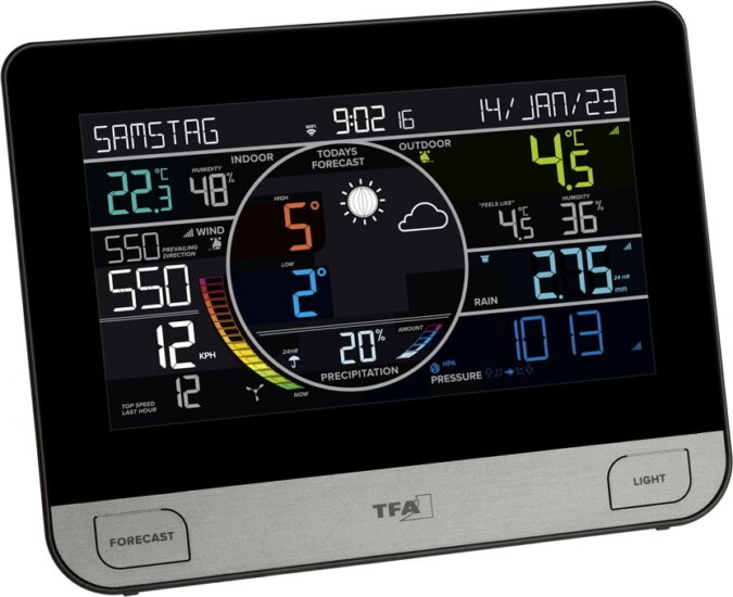 TFA 35.8003 View Pro Időjárás állomás TFA 35.8003 View Pro Időjárás állomás