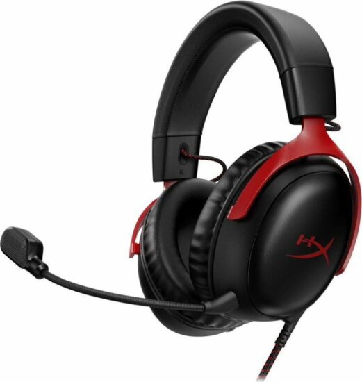 HyperX Cloud III Vezetékes Gaming Headset - Piros/Fekete HyperX Cloud III Vezetékes Gaming Headset - Piros/Fekete
