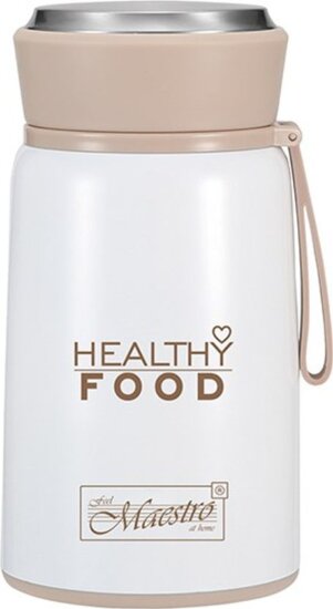Maestro MR-1646 800ml Ételtermosz - Fehér/Bézs