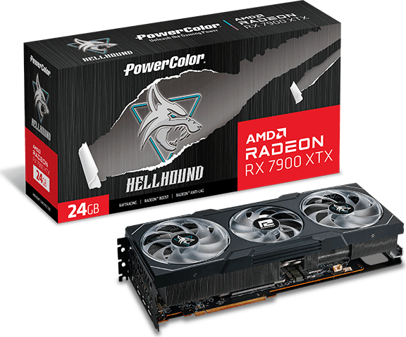 PowerColor Radeon RX 7900 24GB GDDR6 Hellhound OC Videókártya