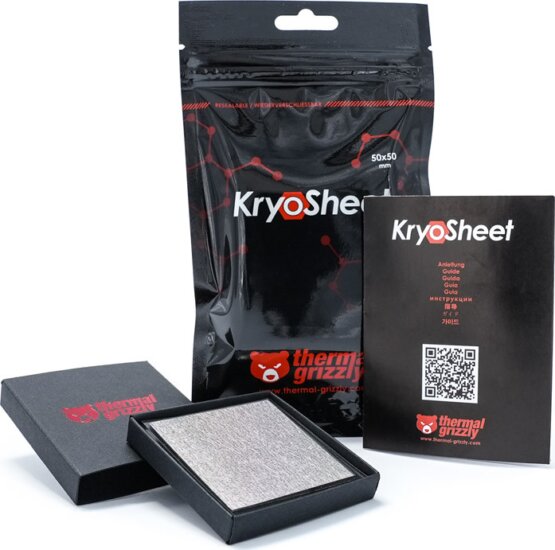 Thermal Grizzly KryoSheet Hővezető lap - 50x50x0,2mm