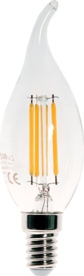 Iris Filament FLCT35 Longtip LED izzó 4W 360lm 3000K E14 - Meleg fehér