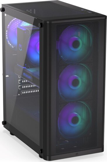 Endorfy Ventum 200 ARGB Számítógépház - Fekete