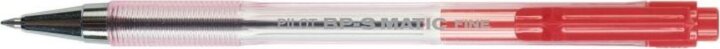 Pilot BP-S MATIC Nyomógombos golyóstoll készlet - Piros (12 darabos)