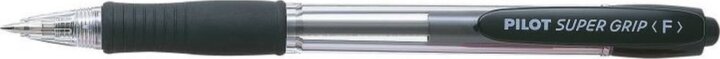 Pilot Super Grip Nyomógombos golyóstoll készlet - Fekete (12 darabos) Pilot Super Grip Nyomógombos golyóstoll készlet - Fekete (12 darabos)
