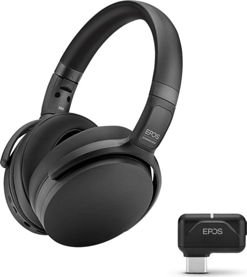 Sennheiser Epos Adapt 361 MS Wireless Headset - Fekete Sennheiser Epos Adapt 361 MS Wireless Headset - Fekete