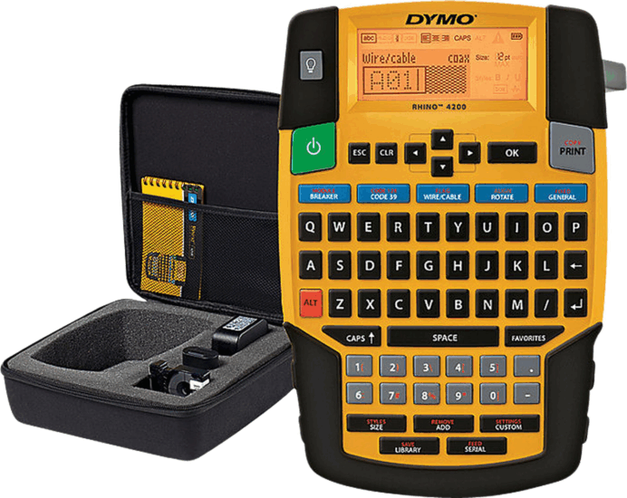 Dymo Rhino 4200 Kitcase Szalagnyomtató Feliratozógép