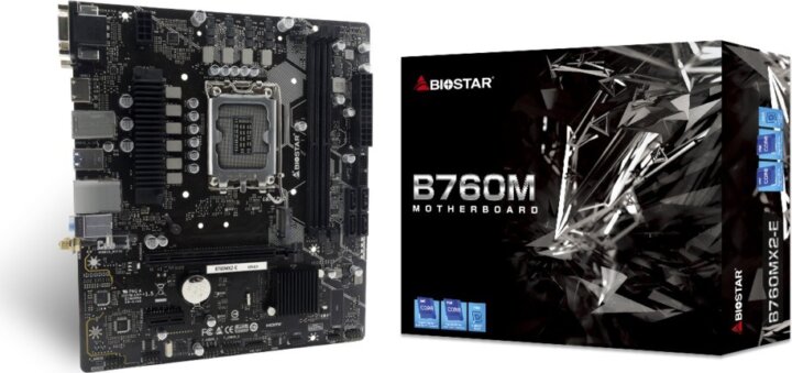 Biostar B760MX2-E D4 6.0 Alaplap Biostar B760MX2-E D4 6.0 Alaplap