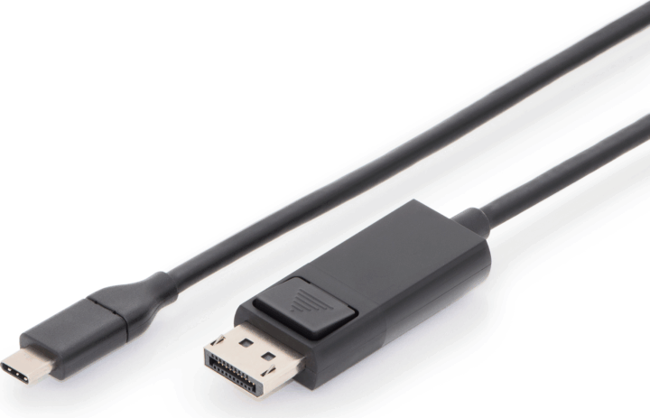 Digitus AK-300333-020-S USB-C - DisplayPort Kábel 2m - Fekete