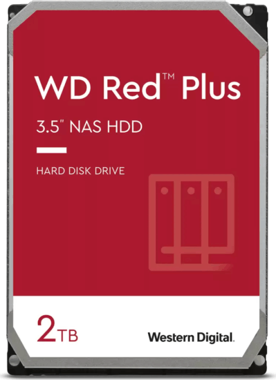 Western Digital 2TB Red Plus SATA3 3.5" NAS HDD Western Digital 2TB Red Plus SATA3 3.5" NAS HDD