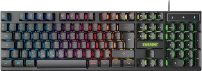 Everest KB-188 Borealis Vezetékes Gaming Billentyűzet - Magyar Everest KB-188 Borealis Vezetékes Gaming Billentyűzet - Magyar