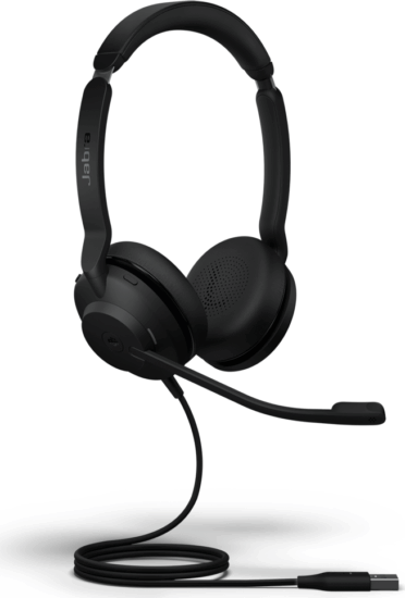 Jabra Evolve2 30 SE (USB-A) Stereo Vezetékes Headset - Fekete