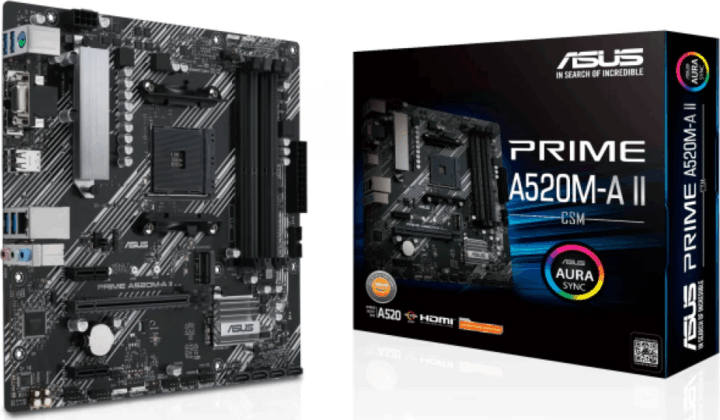 Asus Prime A520M-A II/CSM Alaplap