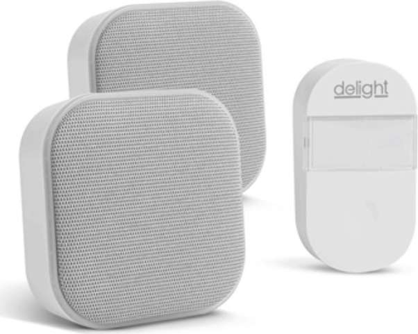 Delight 55347WH-2 Vezeték nélküli csengő és éjjelifény Delight 55347WH-2 Vezeték nélküli csengő és éjjelifény