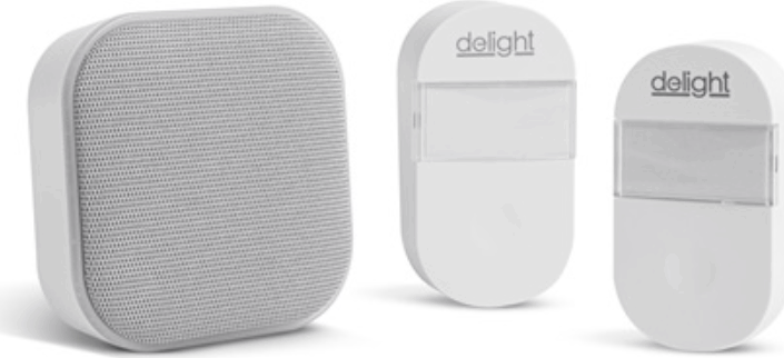Delight 55346WH-2 Vezeték nélküli csengő és éjjelifény