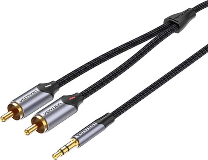 Vention BCNBH 2x RCA apa - 3.5mm Jack apa Kábel (2m)