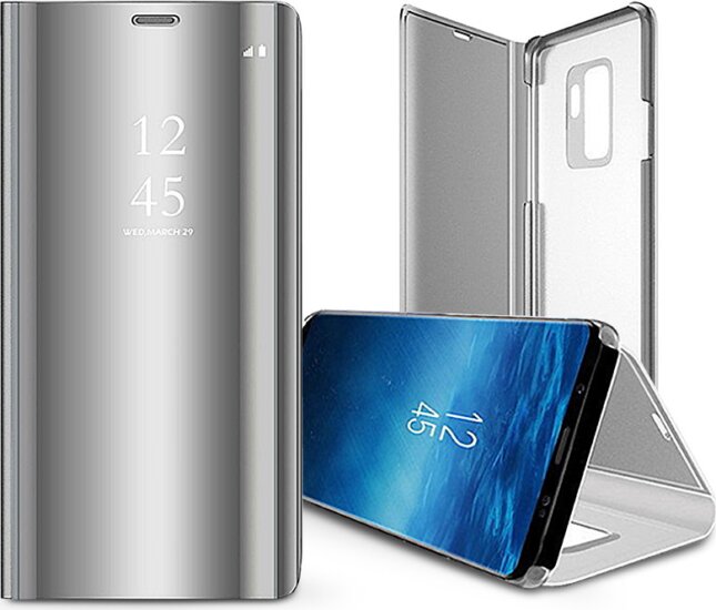 Haffner Samsung Galaxy S23 Flip Tok - Ezüst