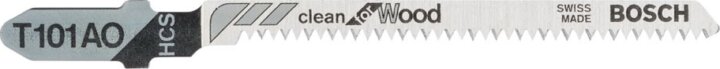 Bosch T 101 AO Clean for Wood 83mm Szúrófűrészlap (5 db / csomag) Bosch T 101 AO Clean for Wood 83mm Szúrófűrészlap (5 db / csomag)