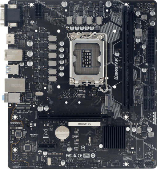 Biostar H610MH D5 Alaplap