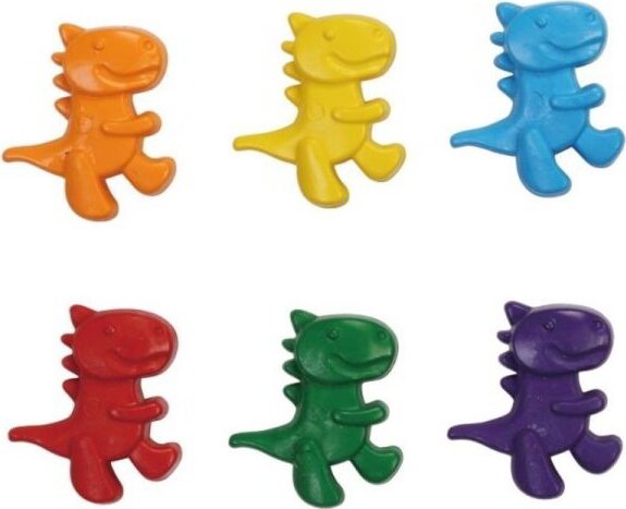 Sakota Creative Jungle Dinó formájú zsírkréta készlet - Vegyes (6 db/doboz) Sakota Creative Jungle Dinó formájú zsírkréta készlet - Vegyes (6 db/doboz)