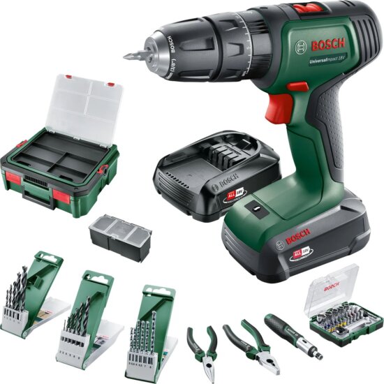 Bosch 06039D4108 UniversalImpact 18V Akkumulátoros ütvefúró-csavarozó Bosch 06039D4108 UniversalImpact 18V Akkumulátoros ütvefúró-csavarozó