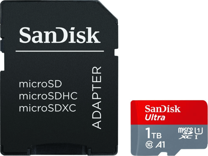 Sandisk 1TB Ultra microSDXC UHS-I CL10 Memóriakártya + Adapter