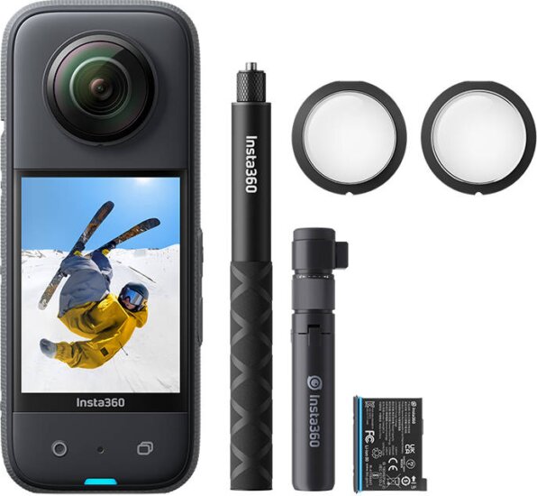 Insta360 X3 Akciókamera Creator Kit - Fekete