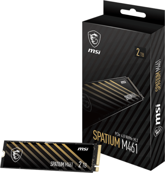 MSI 2TB Spatium M461 M.2 PCIe SSD