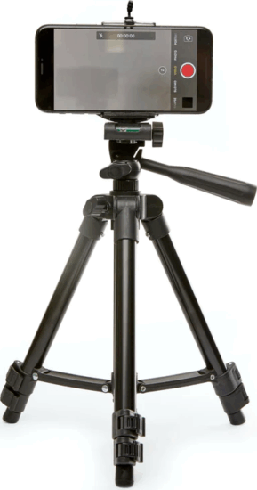 Kikkerland US207 Mobiltelefon Asztali Állítható Állvány Max 6,5" - Fekete