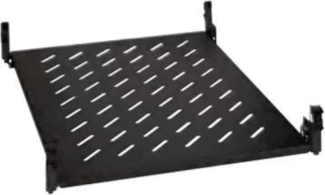 Legrand E4S2U55A 19" Rackszekrény polc 2U - Fekete