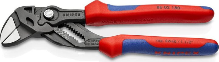 Knipex 86 02 180 180mm Fogó és csavarkulcs Knipex 86 02 180 180mm Fogó és csavarkulcs