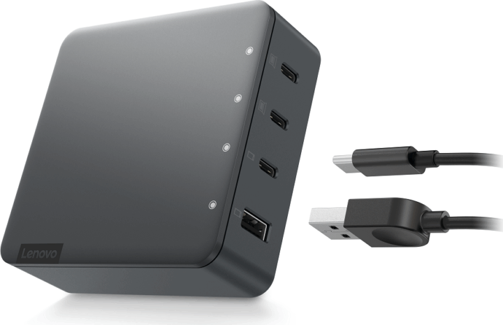 Lenovo Go 130W Hálózati Többportos töltő (EU) - Fekete Lenovo Go 130W Hálózati Többportos töltő (EU) - Fekete