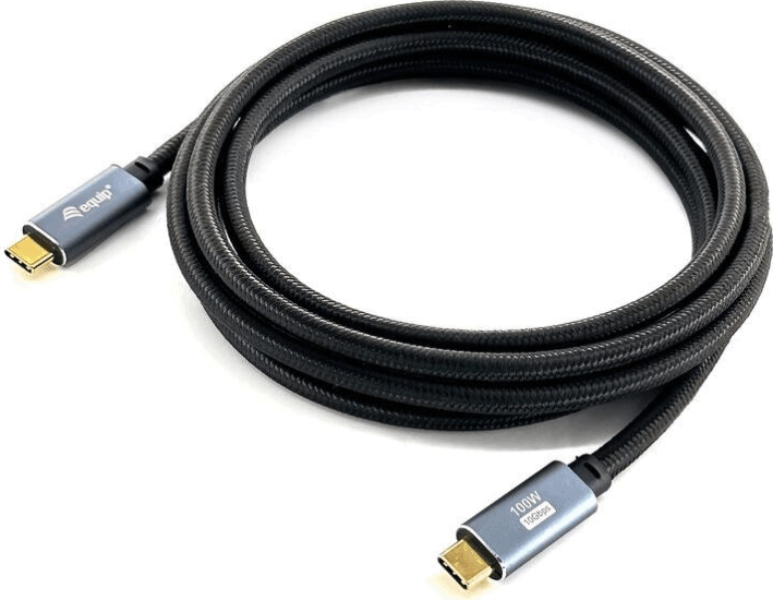 Equip USB-C apa - USB-C apa 3.2 Adatkábel - Fekete (2m)