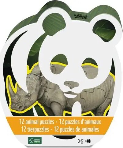 Ambassador Állatok - 12 darabos kétoldalas puzzle Ambassador Állatok - 12 darabos kétoldalas puzzle