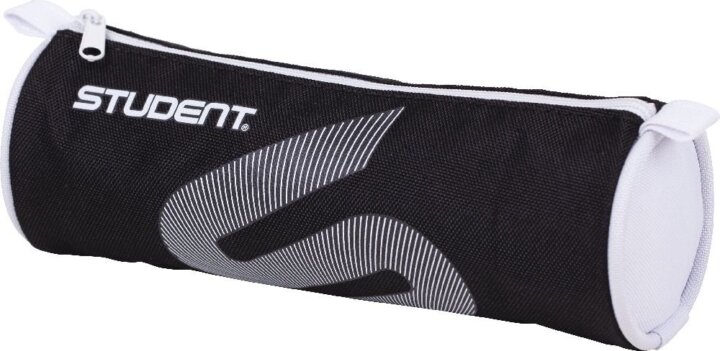 ICO Student 22 Henger alakú tolltartó - Fekete/fehér