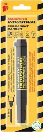 ICO Magnetic industrial permanent 11 XXL 1.3mm Alkoholos marker - Fekete