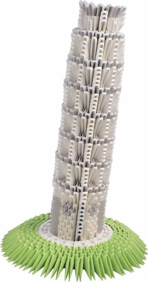 Creagami Art Origami 3D készlet - Pisa-i ferde torony (1173 darabos)