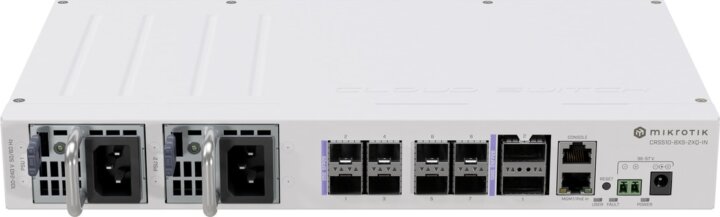 MikroTik CRS510-8XS-2XQ-IN 2x 100 Gigabites Switch MikroTik CRS510-8XS-2XQ-IN 2x 100 Gigabites Switch