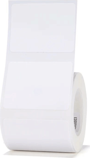 Niimbot 40 x 20 mm Címke hőtranszferes nyomtatóhoz (320 címke / tekercs) - Fehér