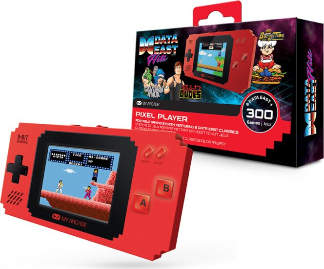 My Arcade Data East 300+ Pixel Player hordozható Retro Játékkonzol My Arcade Data East 300+ Pixel Player hordozható Retro Játékkonzol
