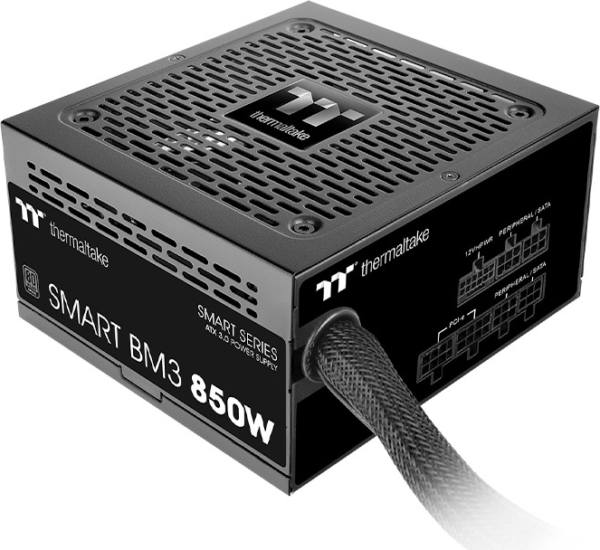 Thermaltake 850W Smart BM3 ATX3.0 TT Premium Edition 80+ Bronze Tápegység Thermaltake 850W Smart BM3 ATX3.0 TT Premium Edition 80+ Bronze Tápegység