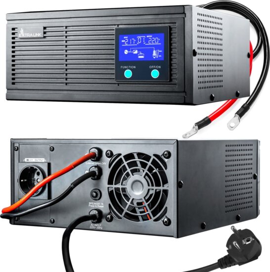 ExtraLink Piorun 1500VA / 1200W 24V Power inverter (Akkumulátor nélkül) ExtraLink Piorun 1500VA / 1200W 24V Power inverter (Akkumulátor nélkül)