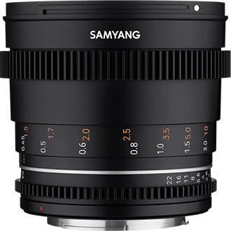 Samyang Cine MF 50mm T1.5 VDSLR MK2 objektív (Canon EF)