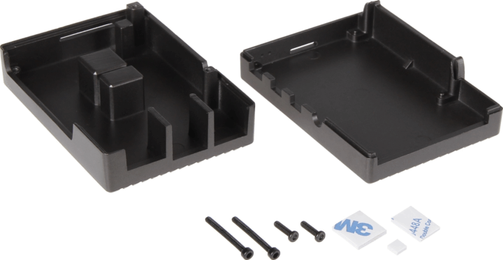 Joy-IT RB-ALUCASEP4+08 Raspberry Pi4 B ház - Fekete Joy-IT RB-ALUCASEP4+08 Raspberry Pi4 B ház - Fekete