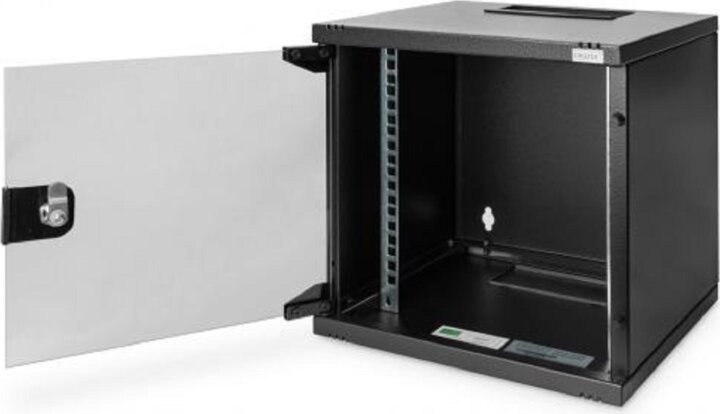 Assmann RAL 9005 254MM/10IN Fali rack szever ház - Fekete Assmann RAL 9005 254MM/10IN Fali rack szever ház - Fekete