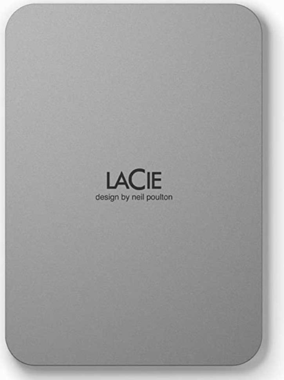 LaCie 2TB Mobile Drive (2022) USB-C Külső HDD - Ezüst