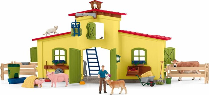 Schleich Farm World Farm állatokkal és kiegészítőkkel